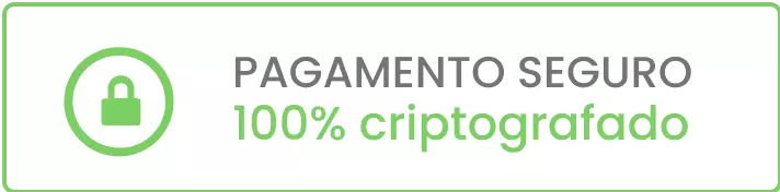 Pagamento 100% criptografado